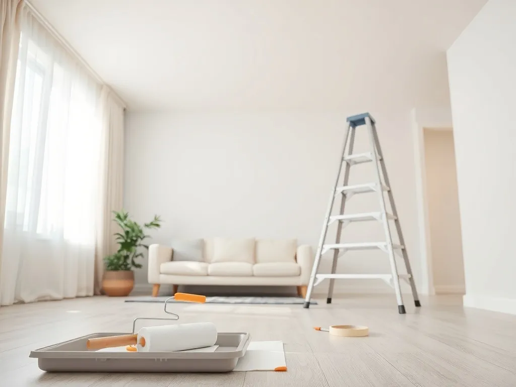 Przewodnik po malowaniu sufitu bez smug – jak uzyskać idealny efekt?