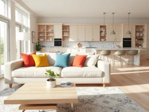 Pomysły na salon z otwartą kuchnią – jak urządzić przestrzeń?